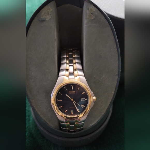 Men's Citizen Eco-DriveR Corso Two-ToneWatch with Black Dial